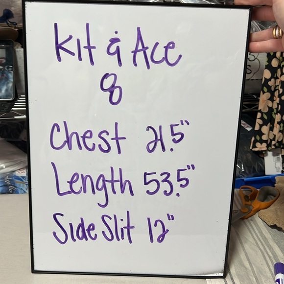 Kit and Ace NWOT Gray Cashmere Blend Sleeveless Everywhere Maxi Dress Size 8 - Picture 6 of 8